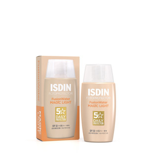 ضدآفتاب فیوژن واتر مجیک رنگ لایت ایزدین spf50+